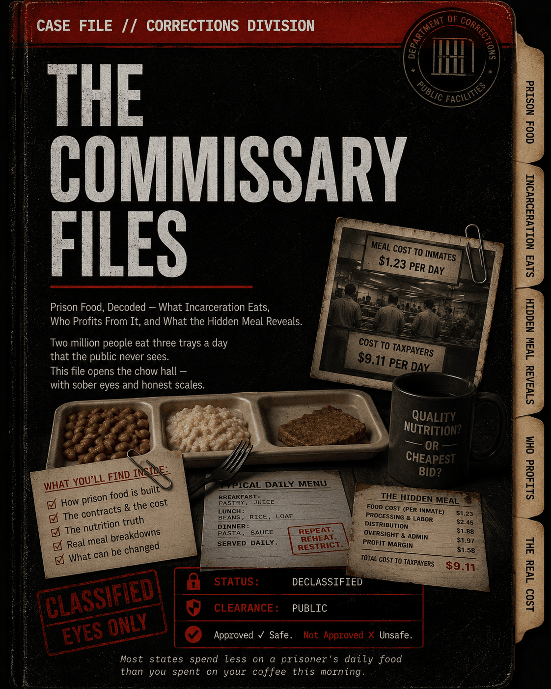 Ebook cover: The Commissary Files: Prison Food & the Hidden Economics of Incarceration