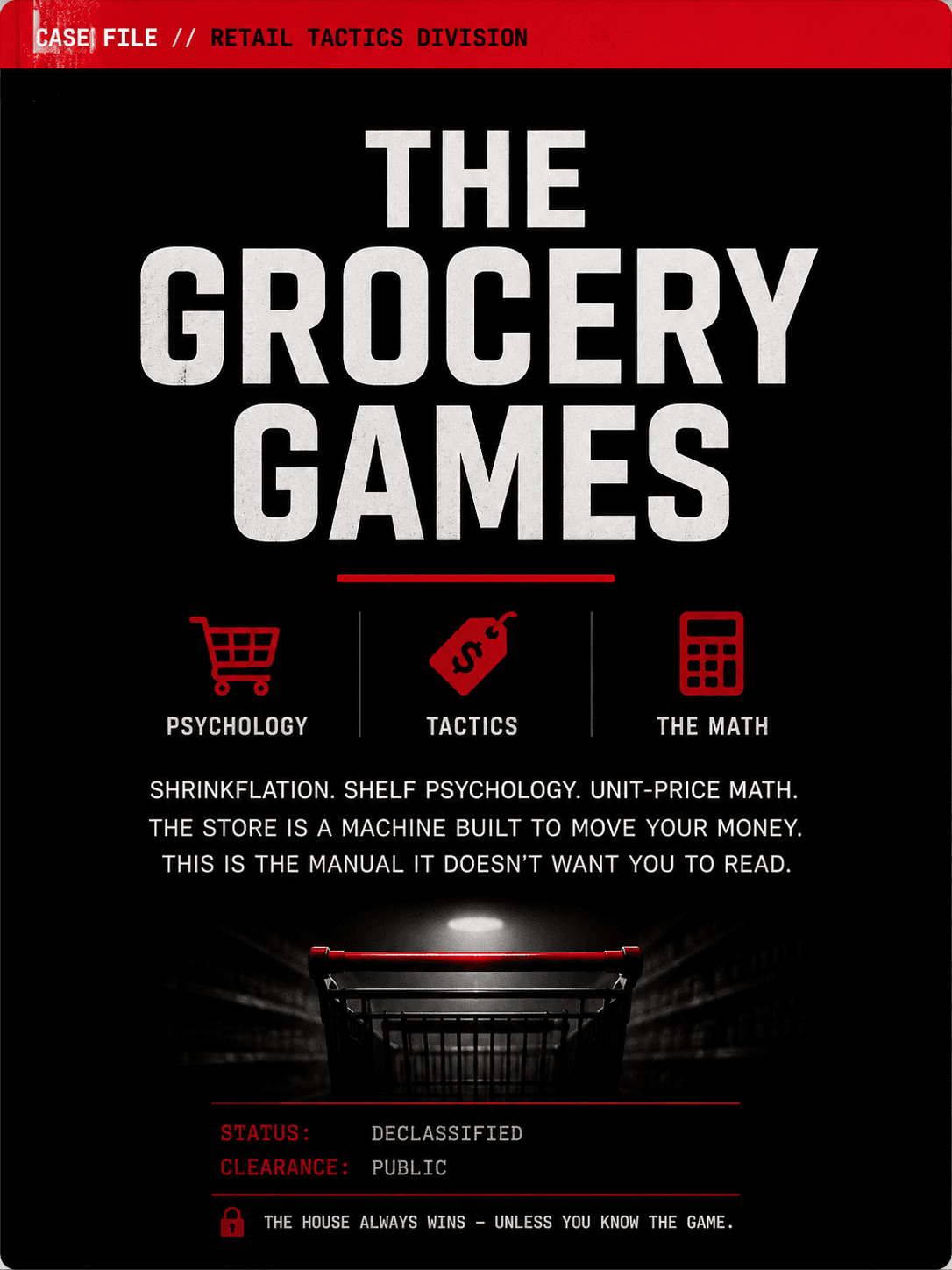 Ebook cover: The Grocery Games: Psychology, Pricing & Store Tactics